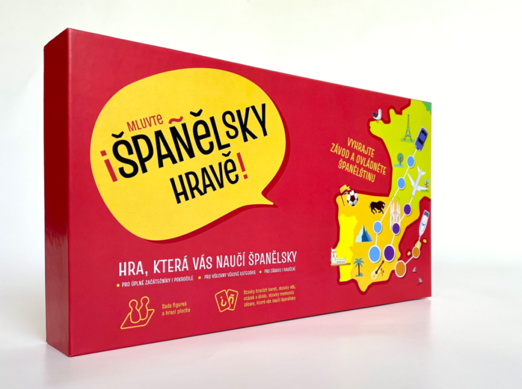 Desková hra, co učí lidi španělský jazyk.