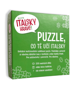 Italské multimediální puzzle italsky hravě